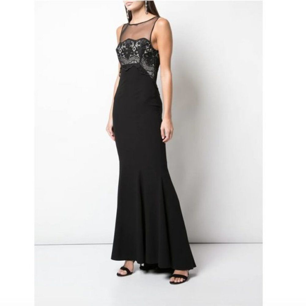 ZAC Zac Posen Black Formal Dress